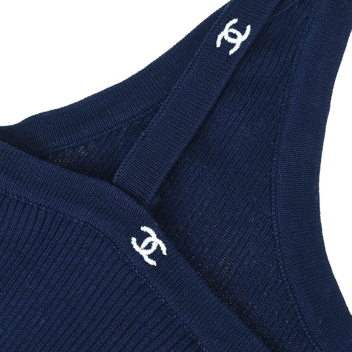 Chanel 1996 Camisole Top Navy #38