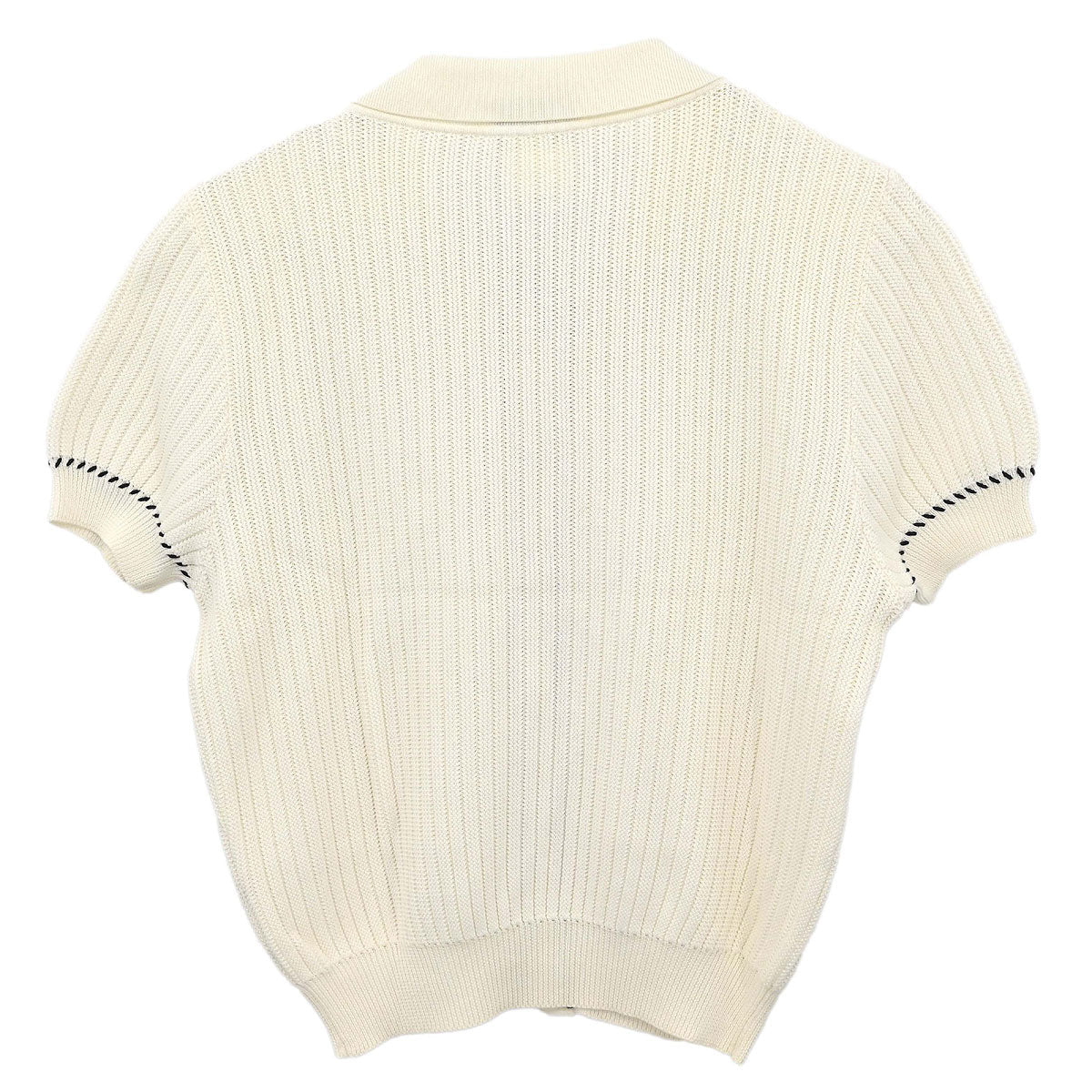 Chanel 1996 Short Sleeve Cardigan White #40
