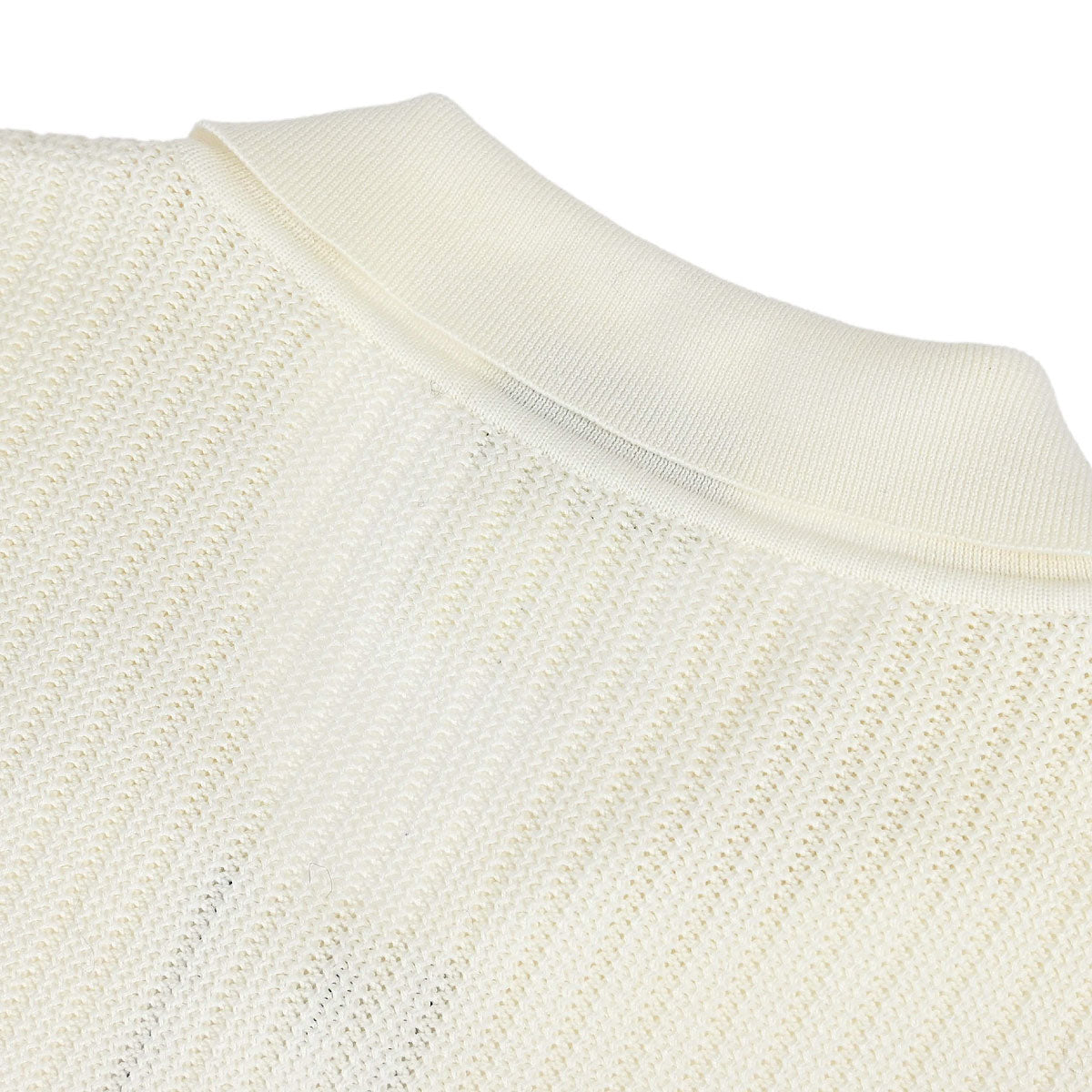 Chanel 1996 Short Sleeve Cardigan White #40