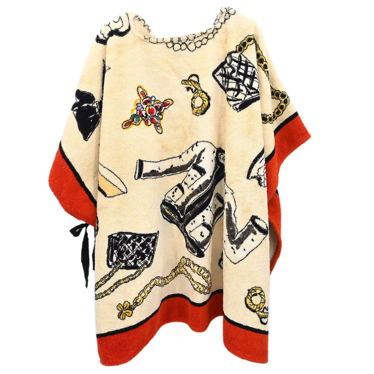 Chanel Bathrobe Style Icon Coat Gown Beige