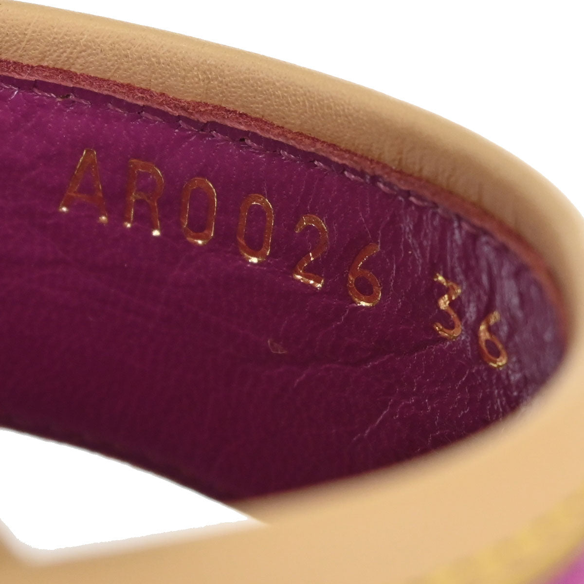 Louis Vuitton * Pink Monogram Denim Mules Shoes #36