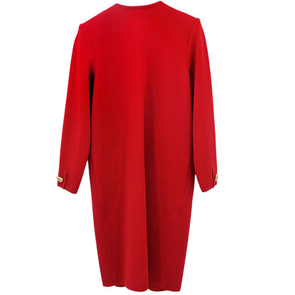 Yves Saint Laurent Coat Red #M