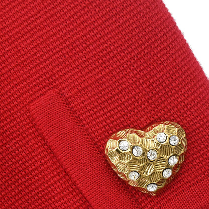 Yves Saint Laurent Coat Red #M