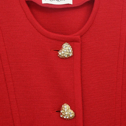 Yves Saint Laurent Coat Red #M