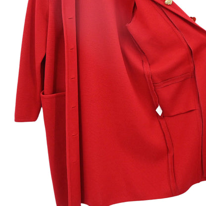 Yves Saint Laurent Coat Red #M