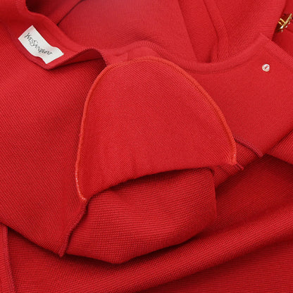 Yves Saint Laurent Coat Red #M