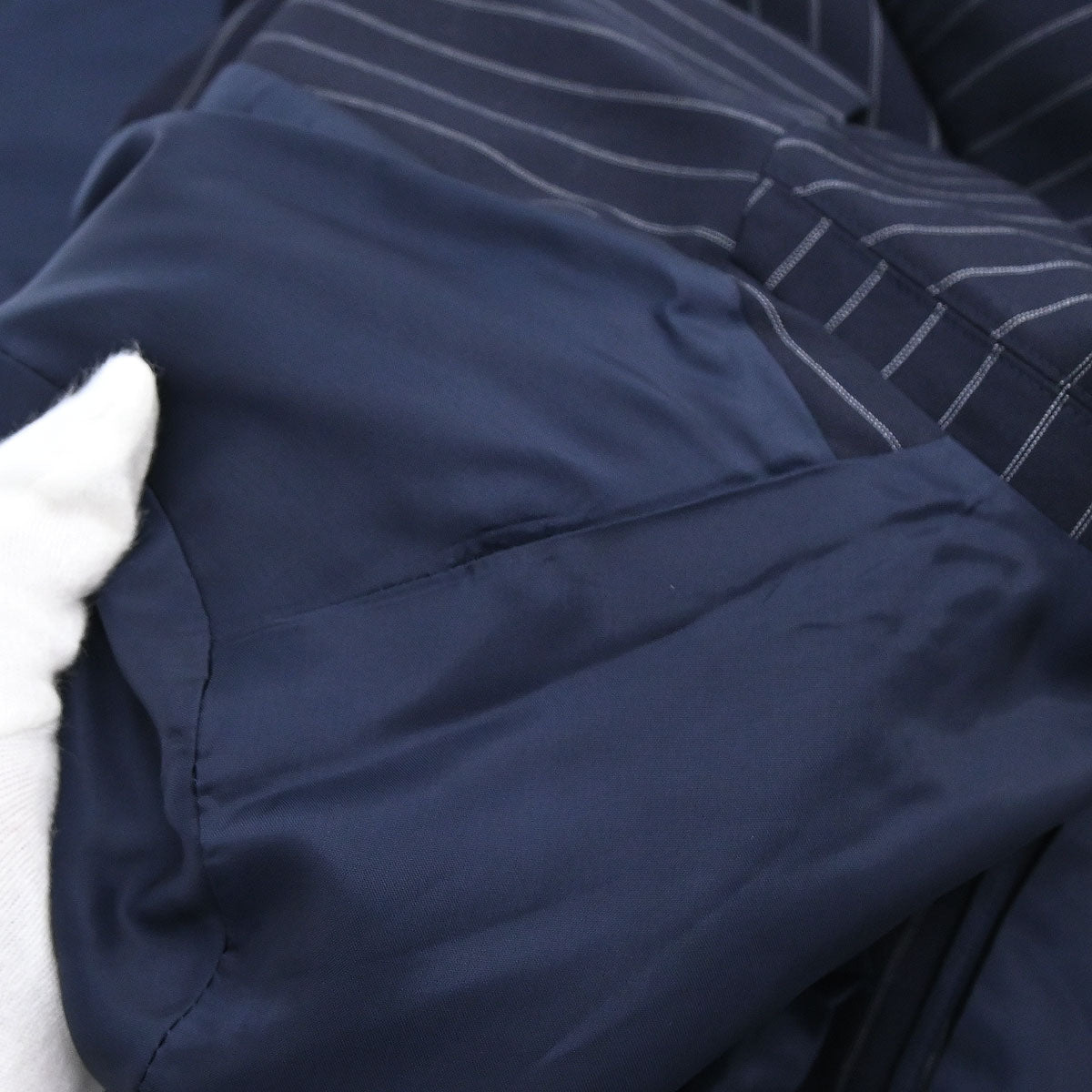 Burberrys Setup Suit Jacket Skirt Navy #34-36