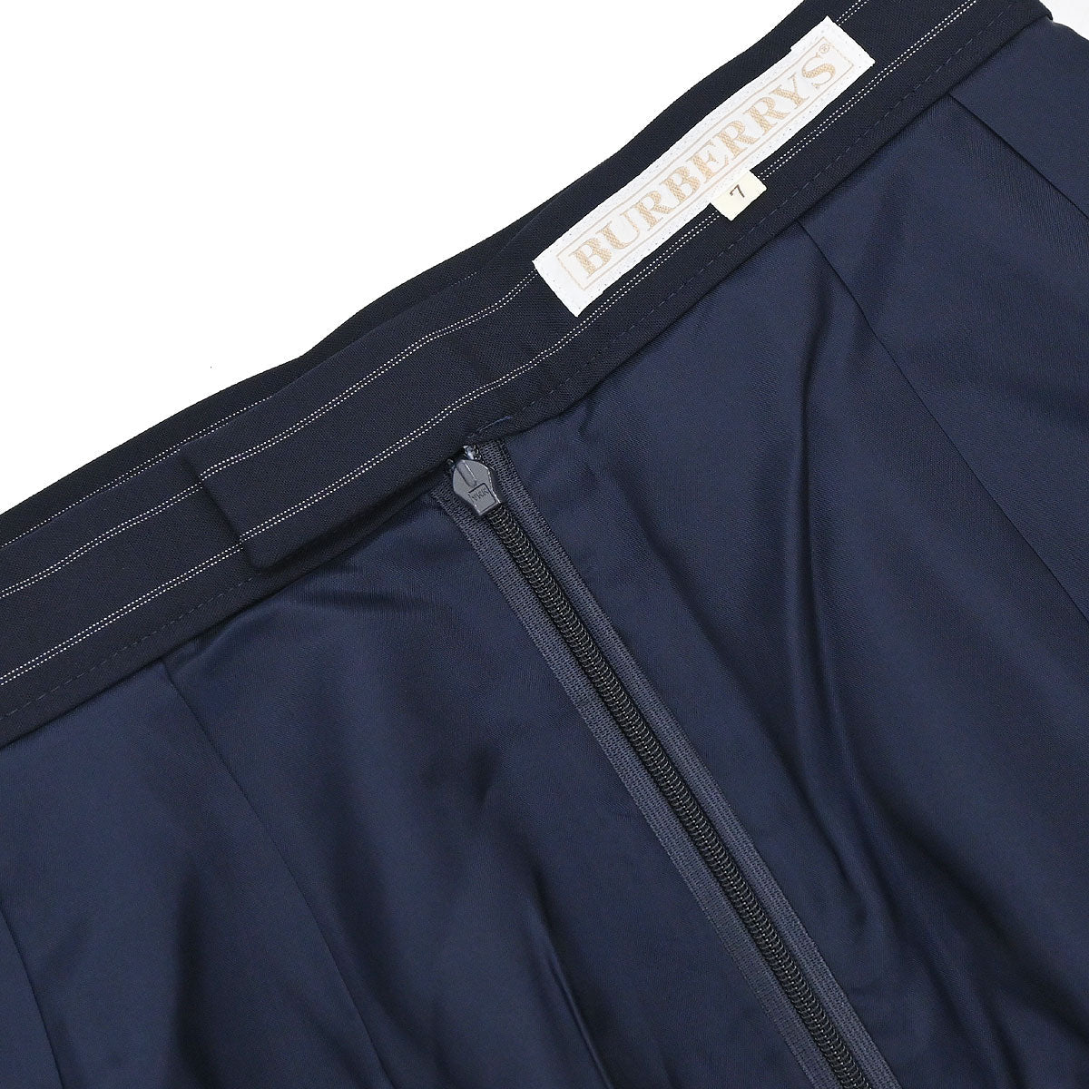 Burberrys Setup Suit Jacket Skirt Navy #34-36