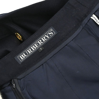 Burberrys Setup Suit Jacket Skirt Navy #34-36