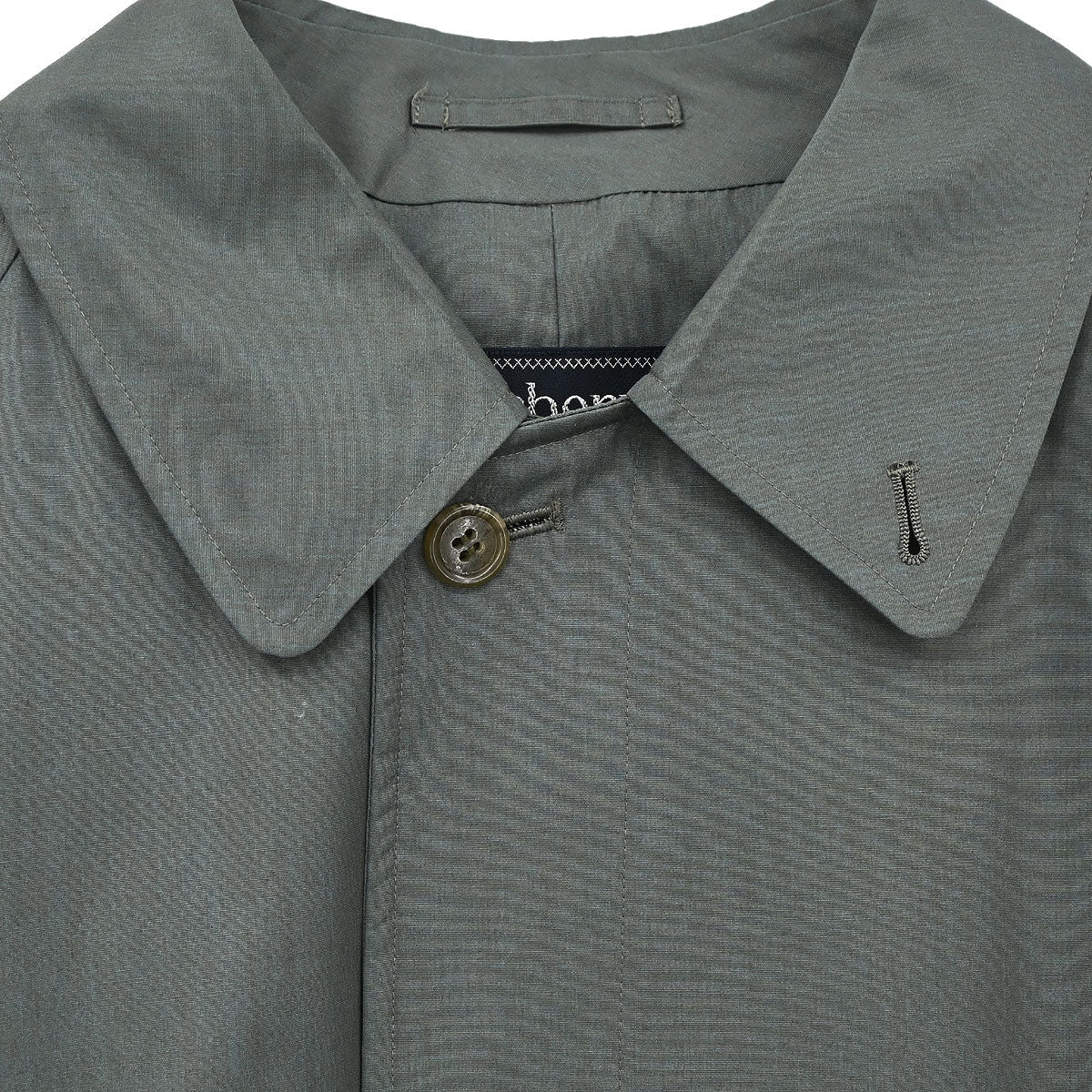 Burberrys Balmacaan Coat Gray #92 170