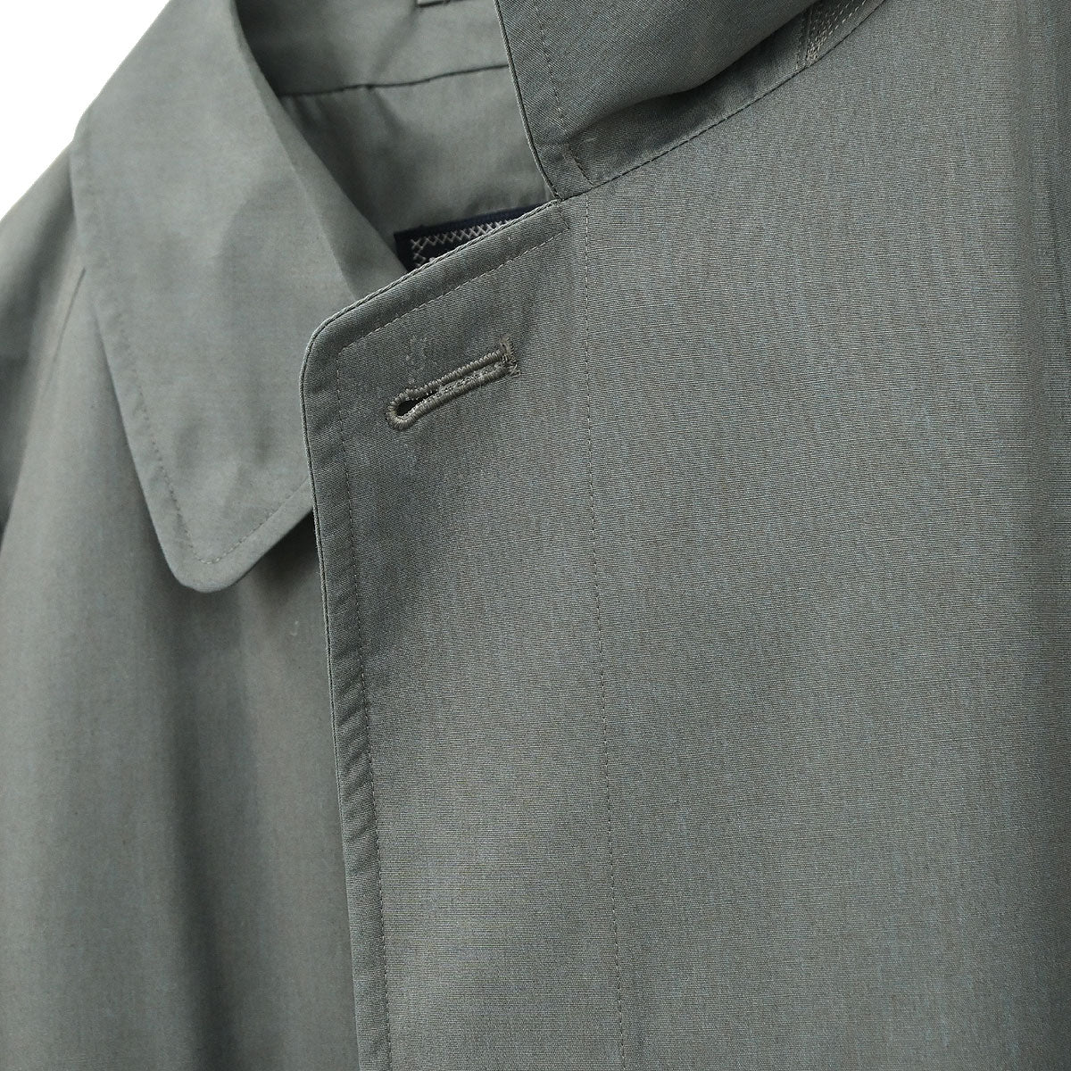 Burberrys Balmacaan Coat Gray #92 170