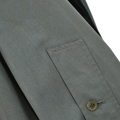 Burberrys Balmacaan Coat Gray #92 170