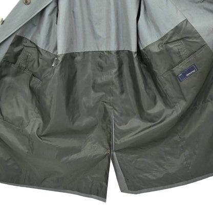 Burberrys Balmacaan Coat Gray #92 170