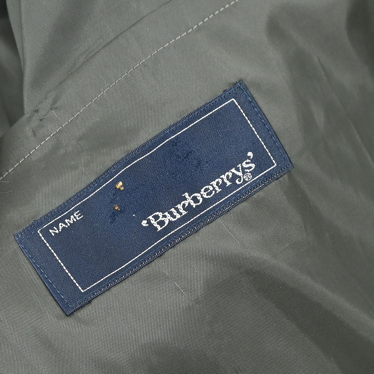 Burberrys Balmacaan Coat Gray #92 170