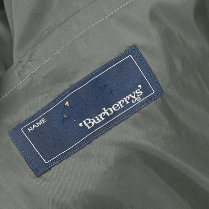 Burberrys Balmacaan Coat Gray #92 170