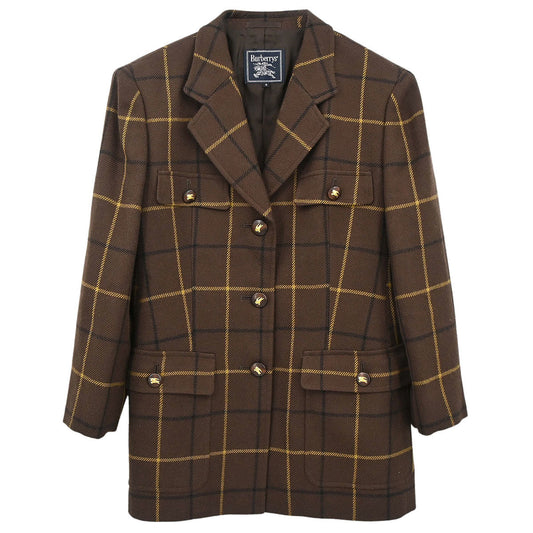 Burberrys Single Breasted Jacket Brown #36-38