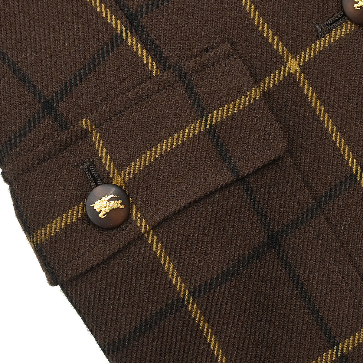Burberrys Single Breasted Jacket Brown #36-38