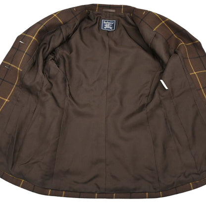 Burberrys Single Breasted Jacket Brown #36-38