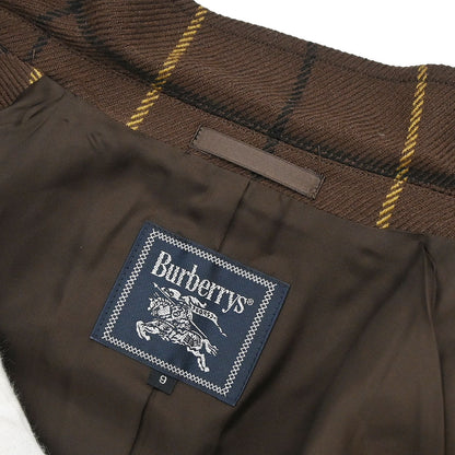 Burberrys Single Breasted Jacket Brown #36-38