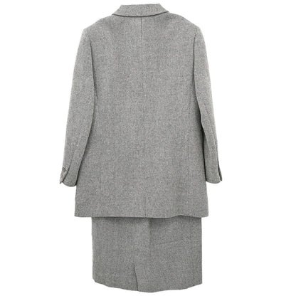 Burberrys Setup Suit Jacket Skirt Gray #36-38
