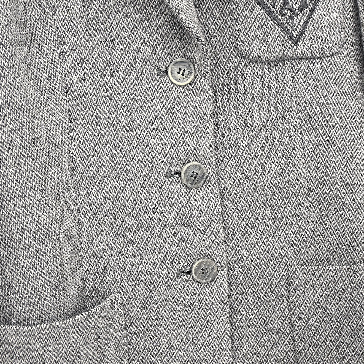 Burberrys Setup Suit Jacket Skirt Gray #36-38