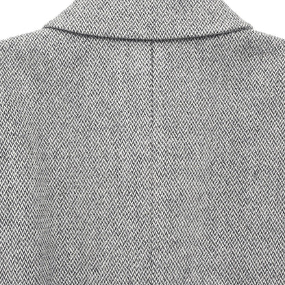 Burberrys Setup Suit Jacket Skirt Gray #36-38