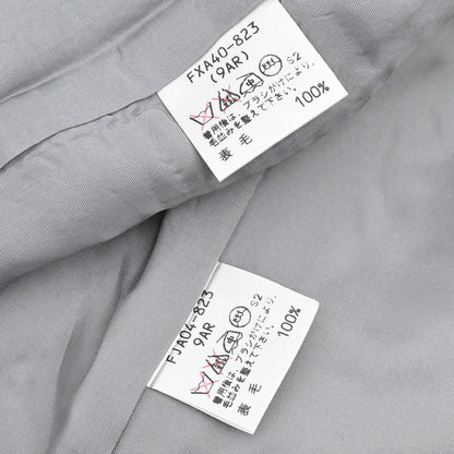 Burberrys Setup Suit Jacket Skirt Gray #36-38