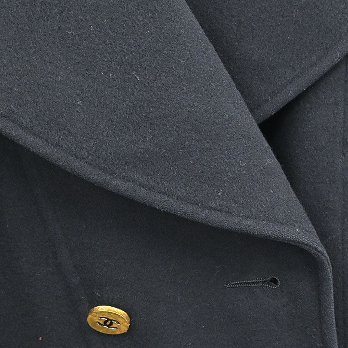 Chanel 1994 Coat Black #38