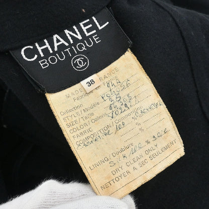 Chanel 1994 Coat Black #38