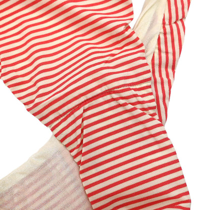 Chanel 2010 Bandeau Swimwear Swimsuit Red #36