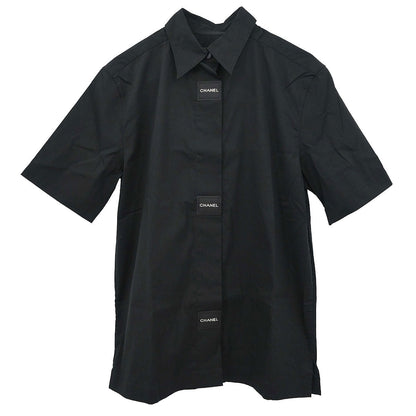 Chanel 1999 Blouse Shirt Black #38