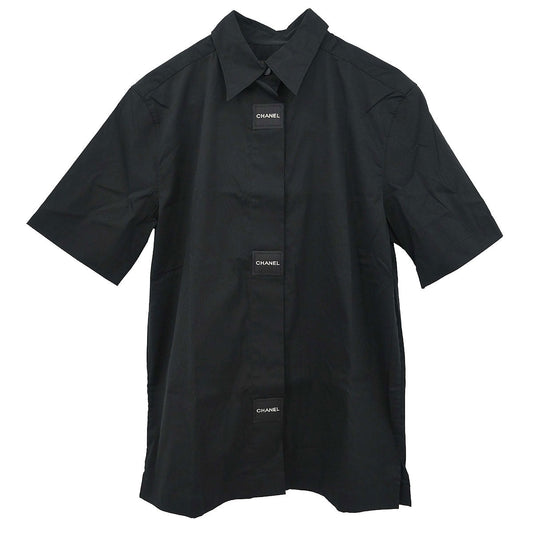 Chanel 1999 Blouse Shirt Black #38