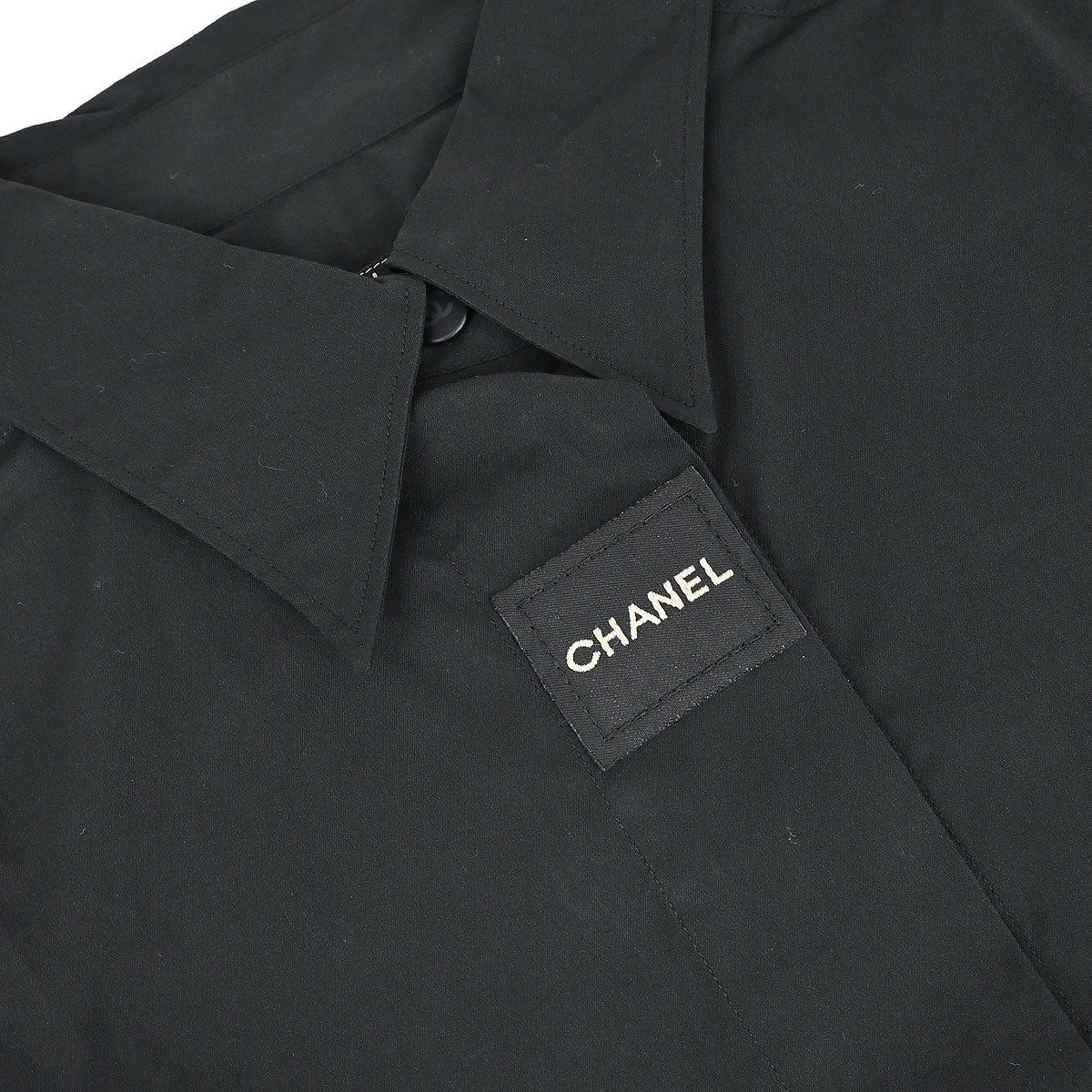 Chanel 1999 Blouse Shirt Black #38