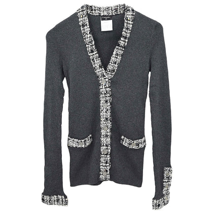 Chanel 2004 Cardigan Gray #34