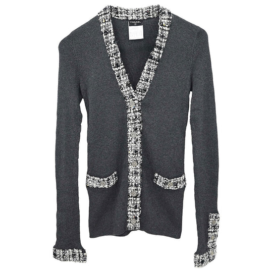 Chanel 2004 Cardigan Gray #34