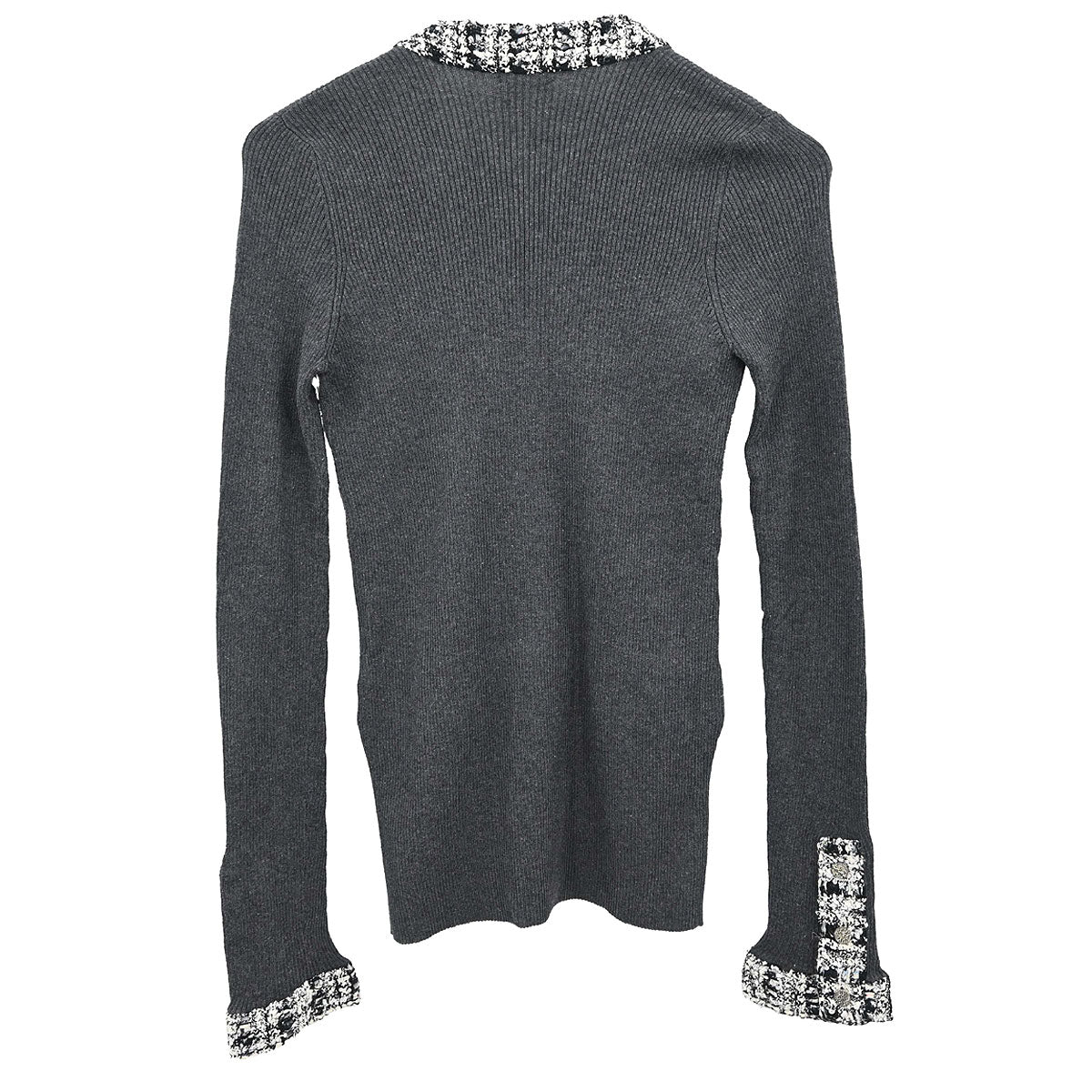 Chanel 2004 Cardigan Gray #34