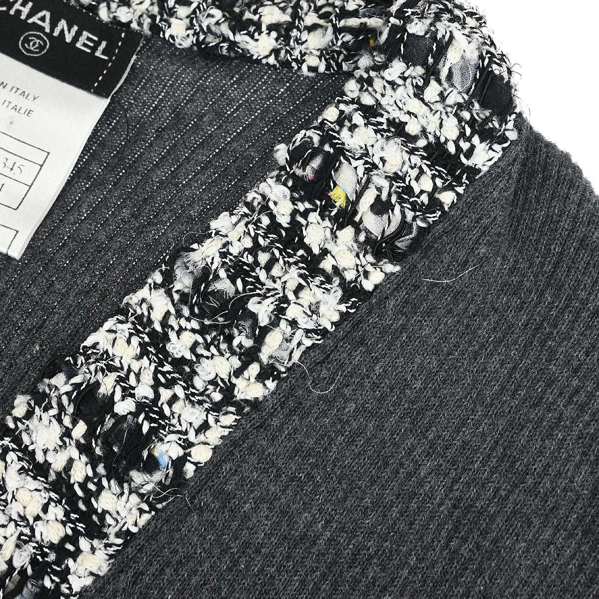 Chanel 2004 Cardigan Gray #34