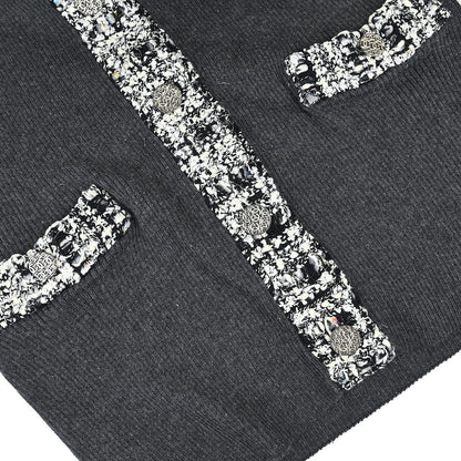 Chanel 2004 Cardigan Gray #34