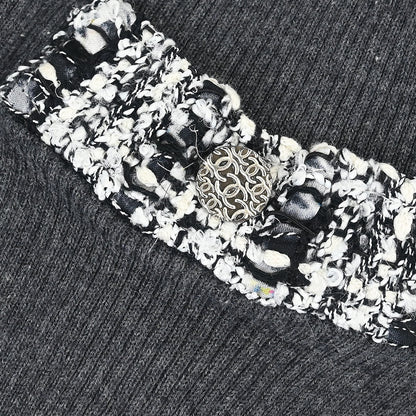 Chanel 2004 Cardigan Gray #34