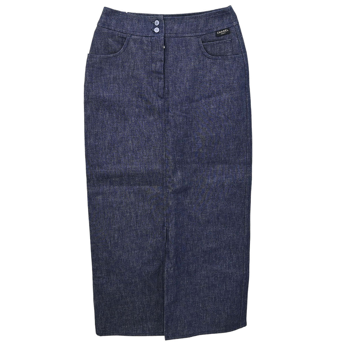 Chanel 1999 Denim Skirt Indigo #38