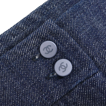 Chanel 1999 Denim Skirt Indigo #38