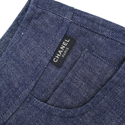 Chanel 1999 Denim Skirt Indigo #38