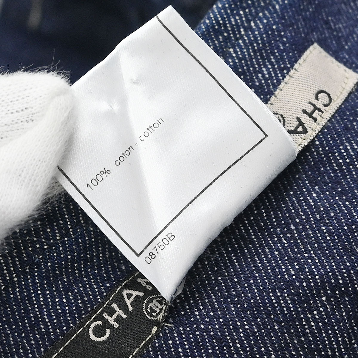 Chanel 1999 Denim Skirt Indigo #38