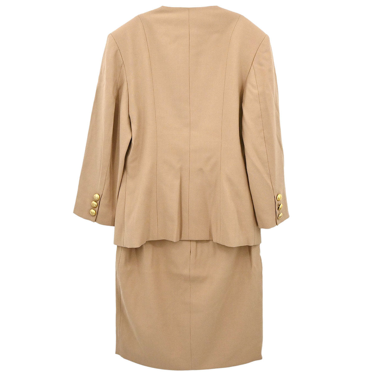 Gucci Setup Suit Jacket Skirt Beige #44