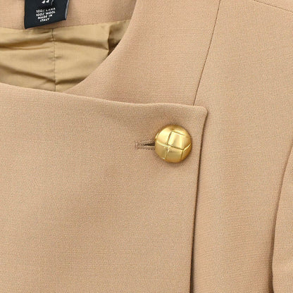 Gucci Setup Suit Jacket Skirt Beige #44