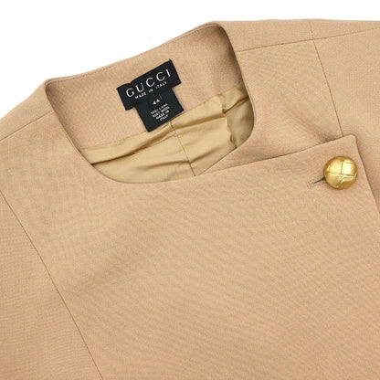 Gucci Setup Suit Jacket Skirt Beige #44