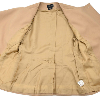 Gucci Setup Suit Jacket Skirt Beige #44