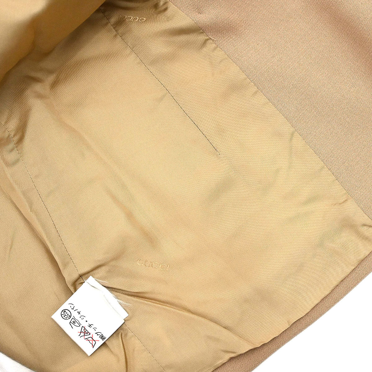 Gucci Setup Suit Jacket Skirt Beige #44