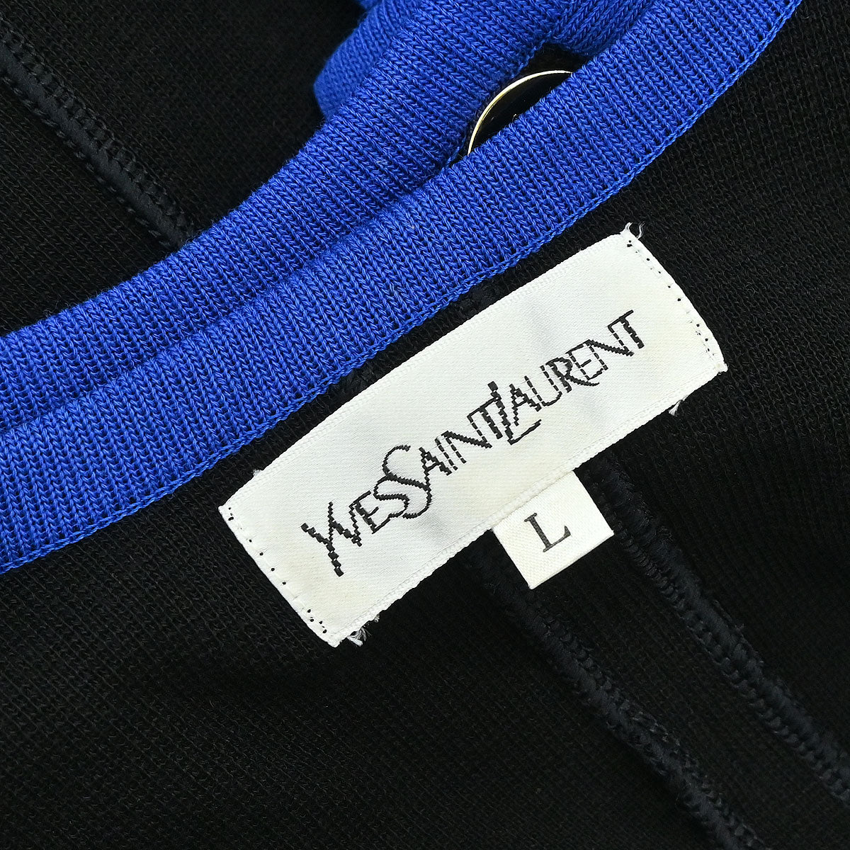 Yves Saint Laurent Cardigan Black Blue #L