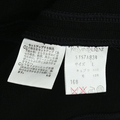 Yves Saint Laurent Cardigan Black Blue #L